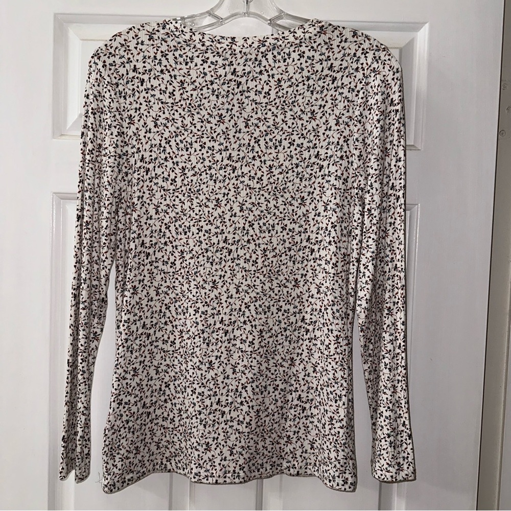 M & S Collection - Long Sleeve Ribbed Top - Picture 2 of 6